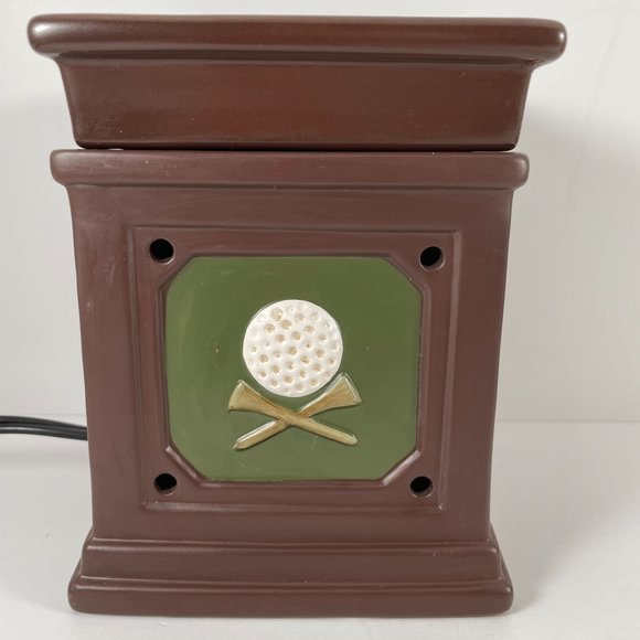 Scentsy Fore Golf Theme Wax Warmer RETIRED Golf Wax Warmer Full Size Fathers Day - Picture 3 of 11